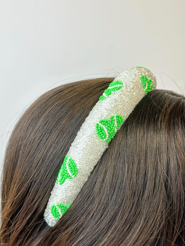 All Over Seed Bead Tennis Headband