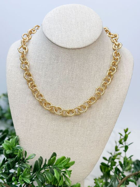 Braided Link Necklace