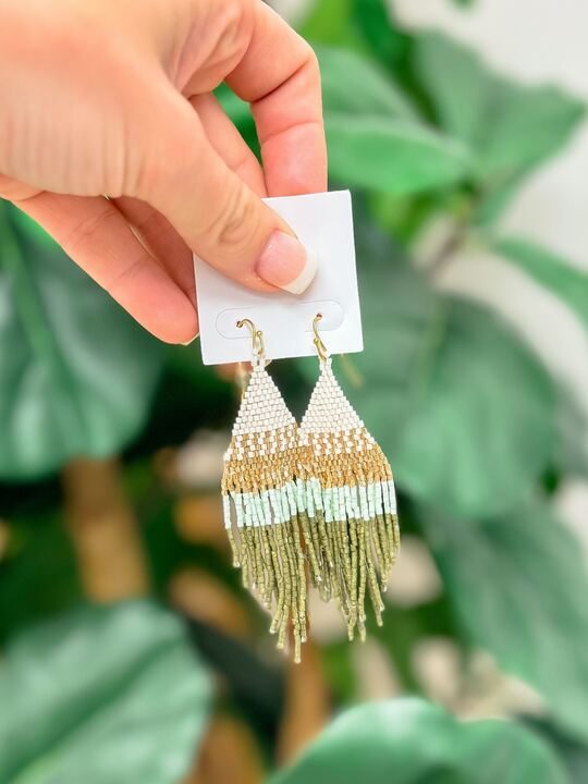 Modern Fringe Dangle Earrings