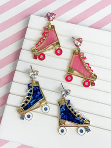 Colored Roller Skate Dangle Earrings