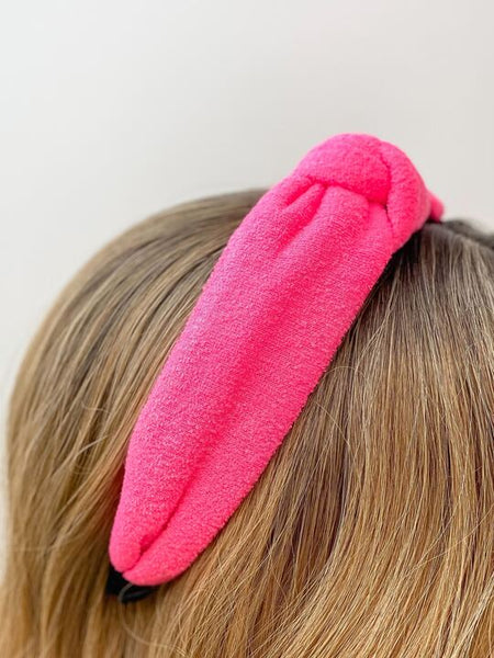 Neon Terry Knotted Headbands