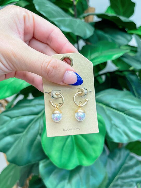 Pearl Drop Dangle Earrings