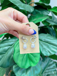 Pearl Drop Dangle Earrings