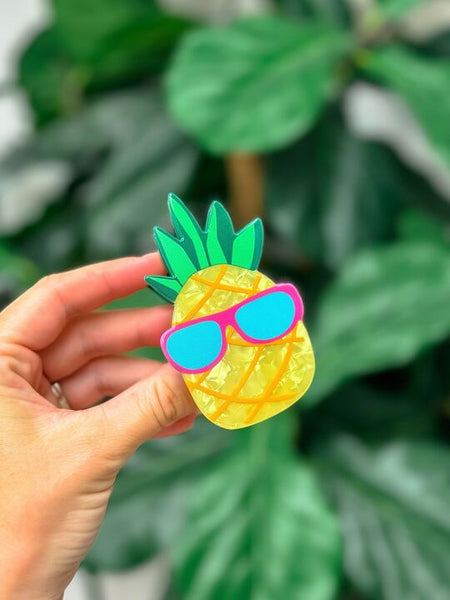 Pineapple Claw Clip