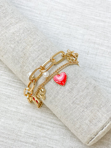 Valentine's Day - Be Mine Charm Bracelets