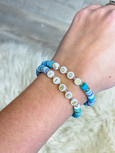 'Good Vibes' Stretch Bracelet Set